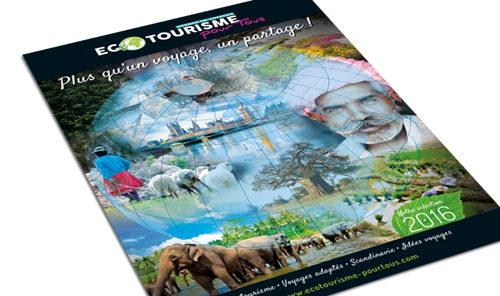 Brochure agence de voyage_Ecotourisme pour Tous_création graphique studio Vert Anis à Nantes